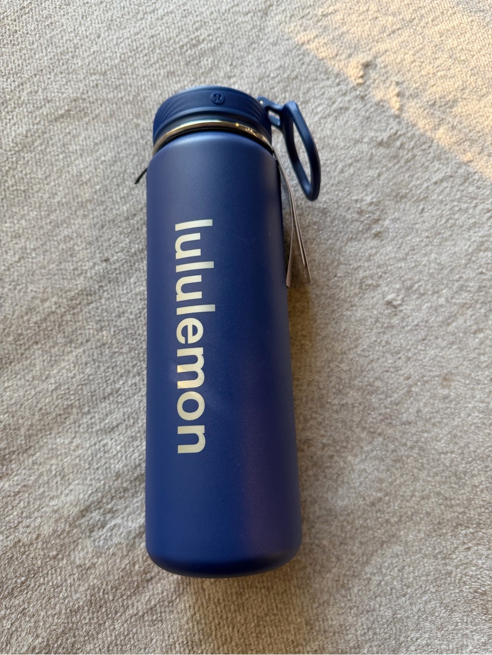 Lululemon Navy Stainless Water Bottle